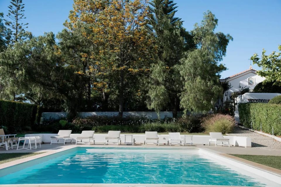 Property building, Living room, Swimming pool