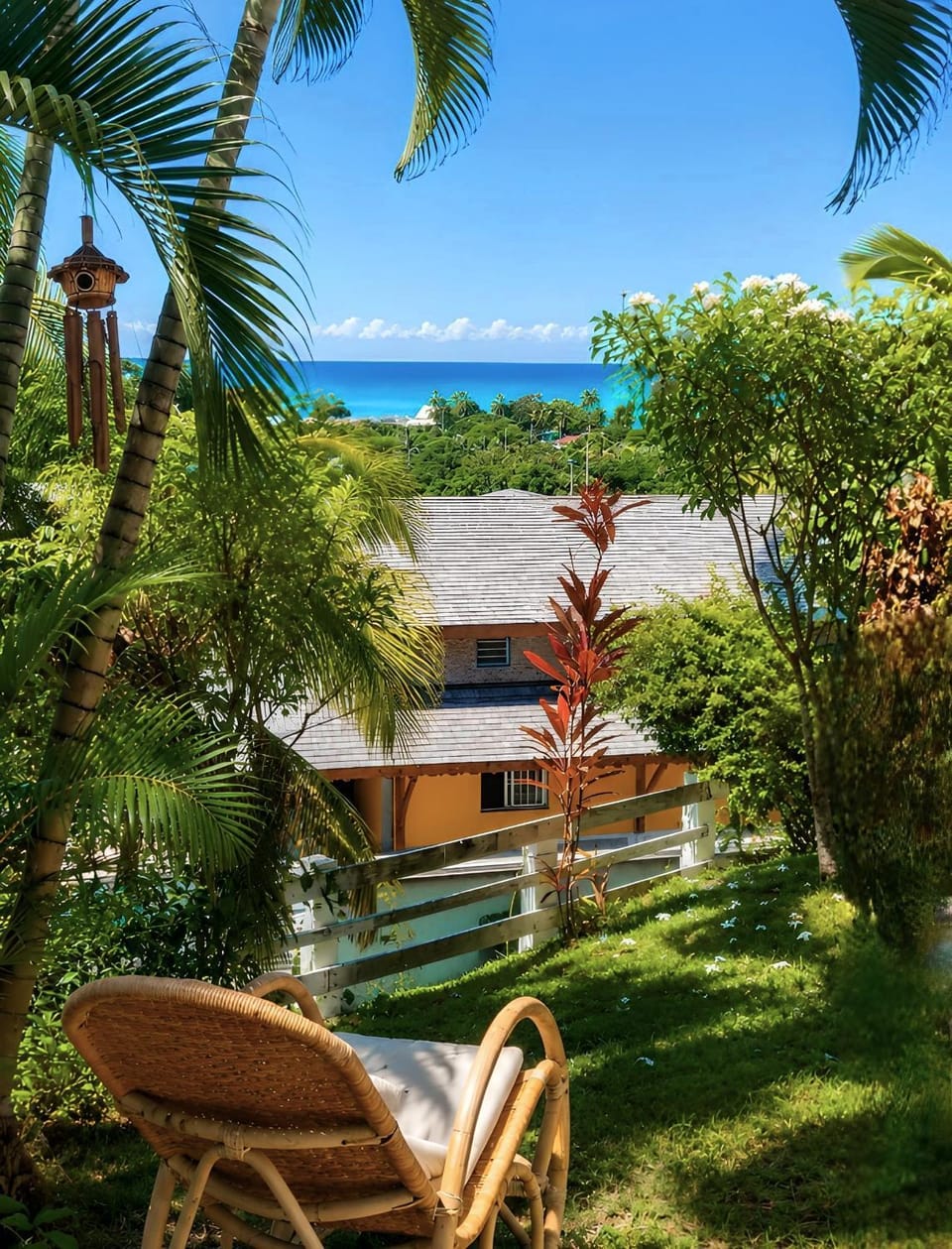Day, Natural landscape, Garden, Garden view, Sea view, sunbed