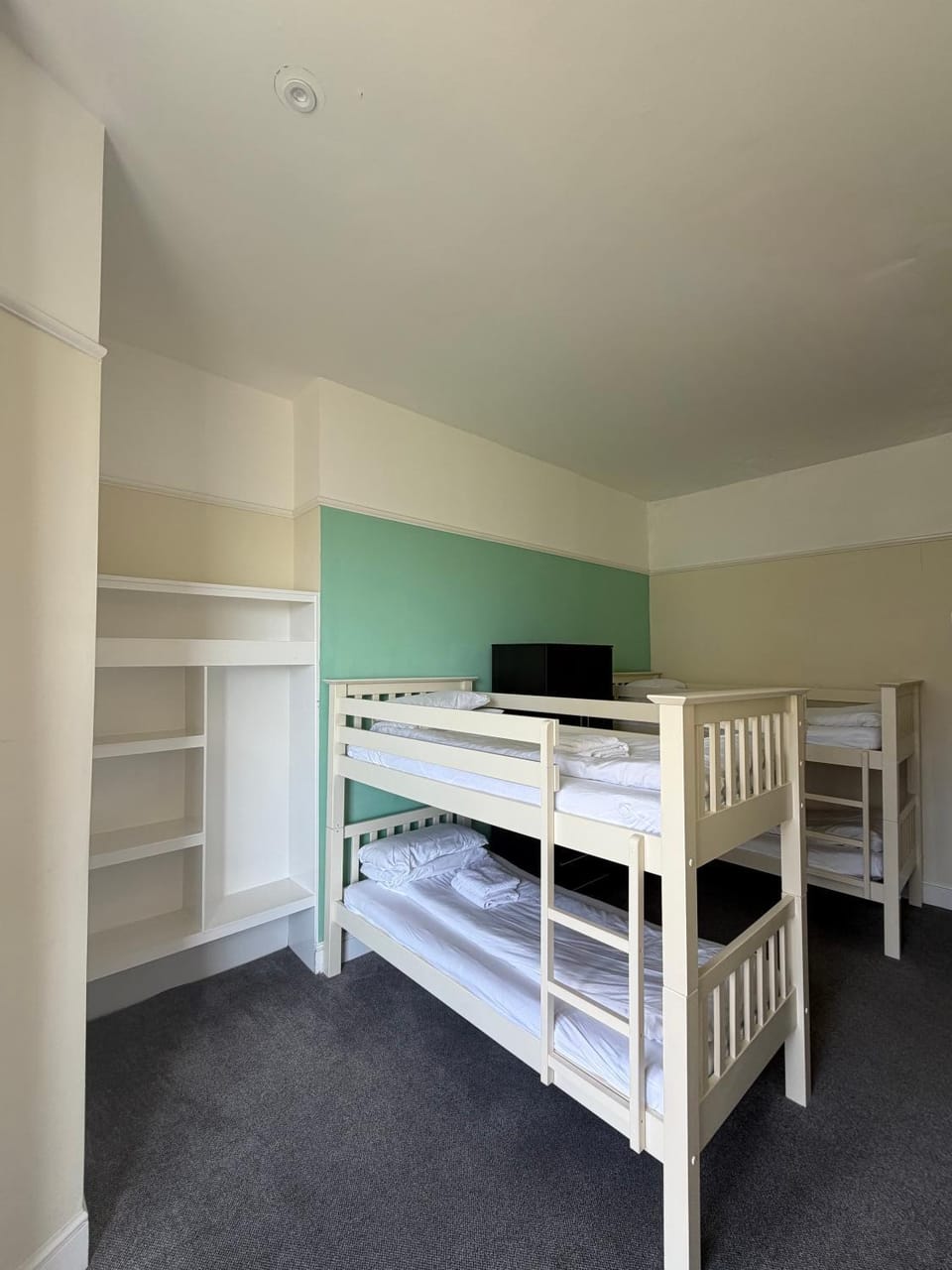 Bed, Photo of the whole room, Bedroom, bunk bed, wardrobe