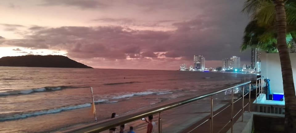 Night, Natural landscape, Sea view