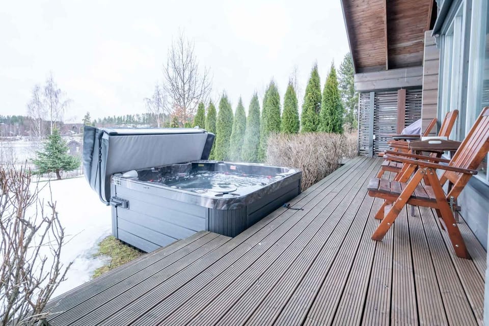 Patio, Pool view