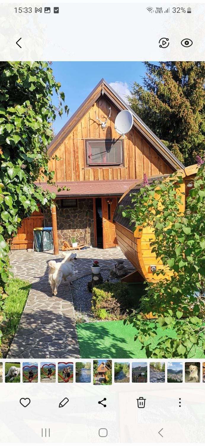 Chalúpka Sokolí dvor s wellnesom House in Slovakia