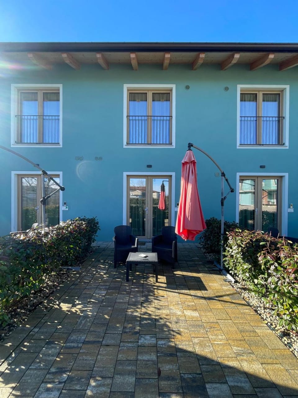 Property building, Patio