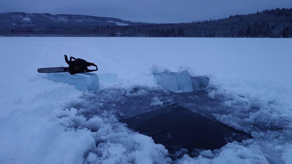 Stuga Viggetjärn Nature & fireplace by the lake House in Sweden
