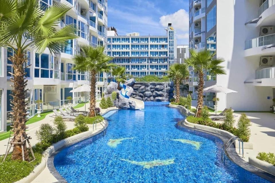 Property building, Garden, Garden view, Pool view, Swimming pool, sunbed