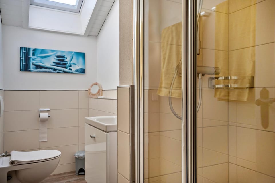 Bathroom, Living room