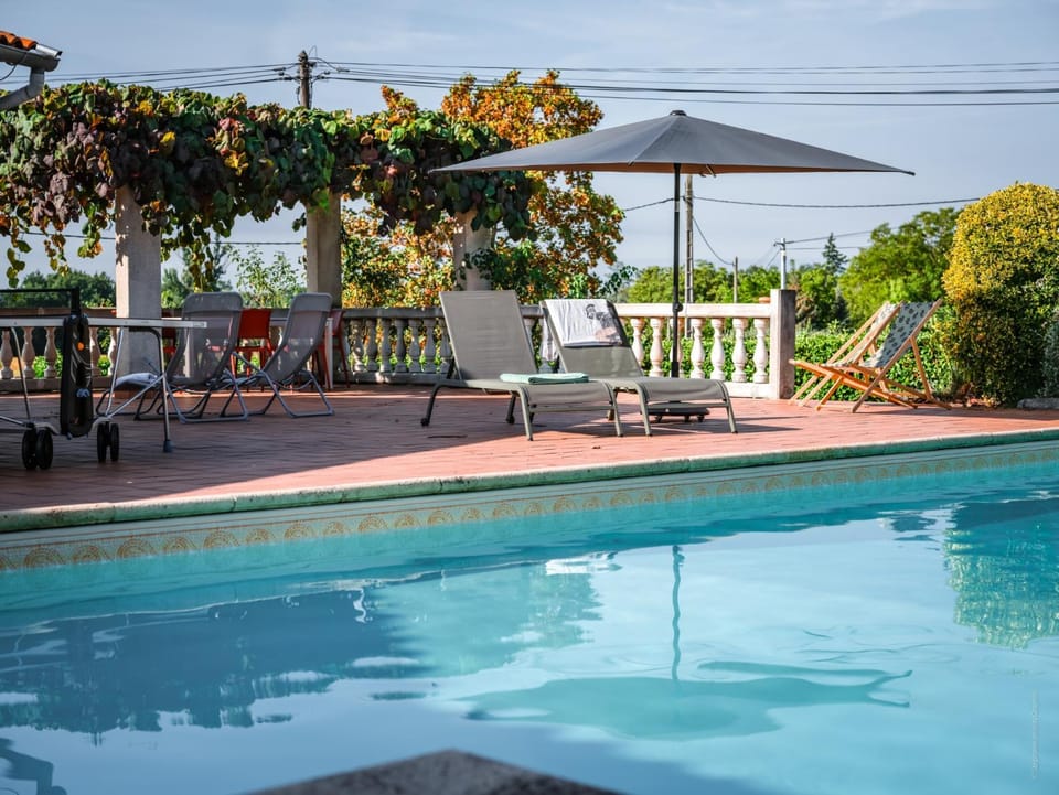Patio, Pool view, Swimming pool, Swimming pool, sunbed