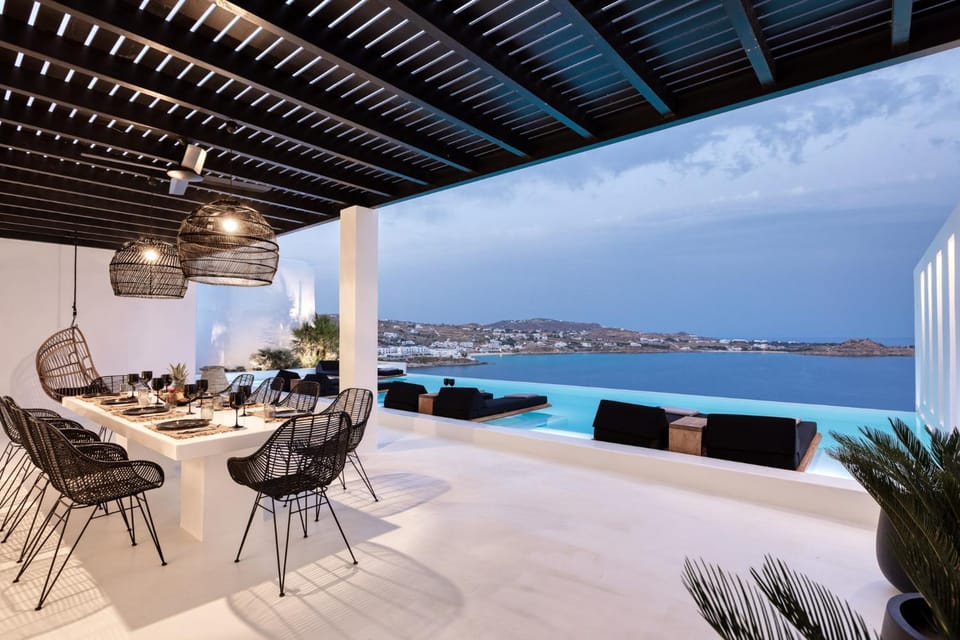 Day, Balcony/Terrace, Seating area, Sea view, Swimming pool