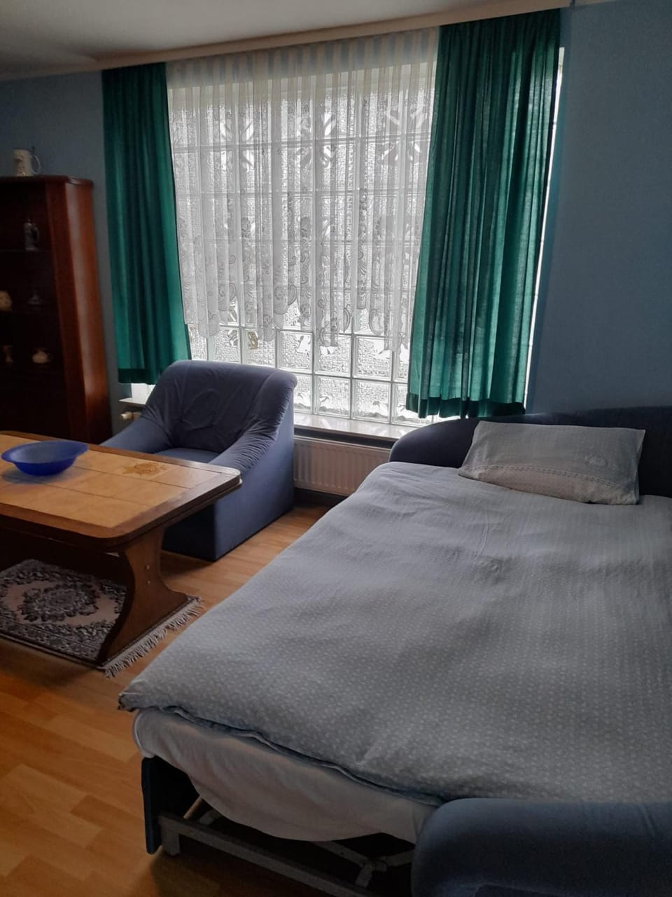 Property building, Living room, Bedroom