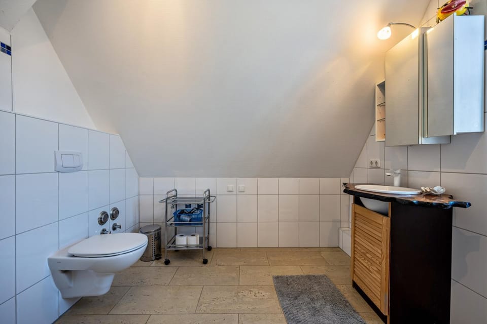 Bathroom, Living room