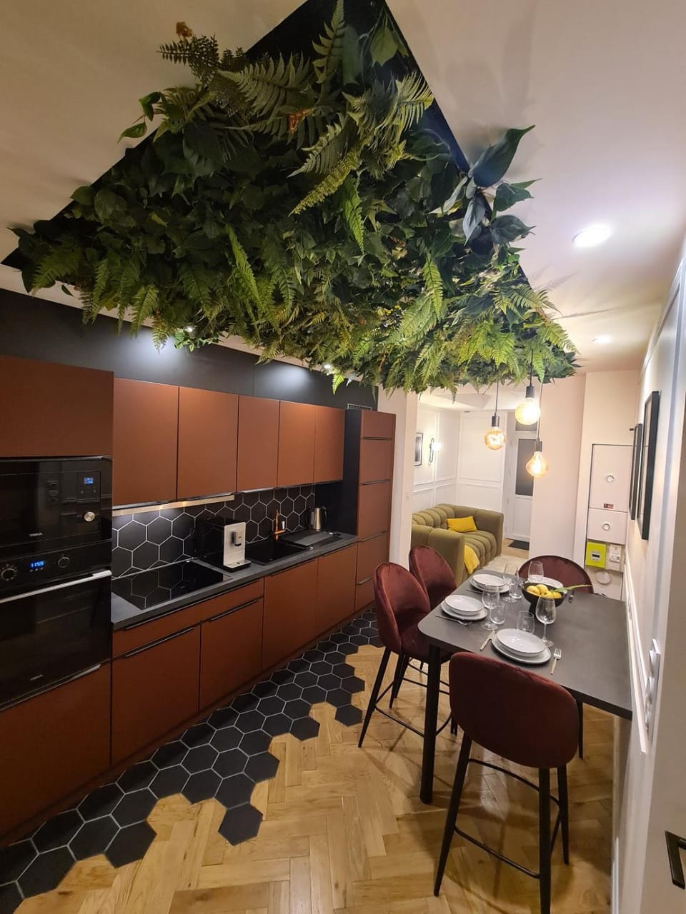 Coffee/tea facilities, Dining area, dishwasher, minibar, pet friendly, stove, kitchen