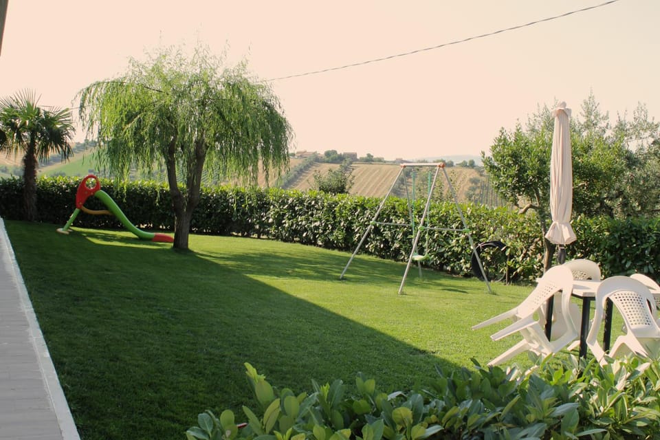 Day, Summer, Children play ground, On site, Garden view