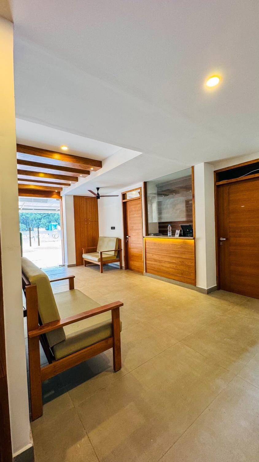 Kitchen or kitchenette, Living room, Seating area
