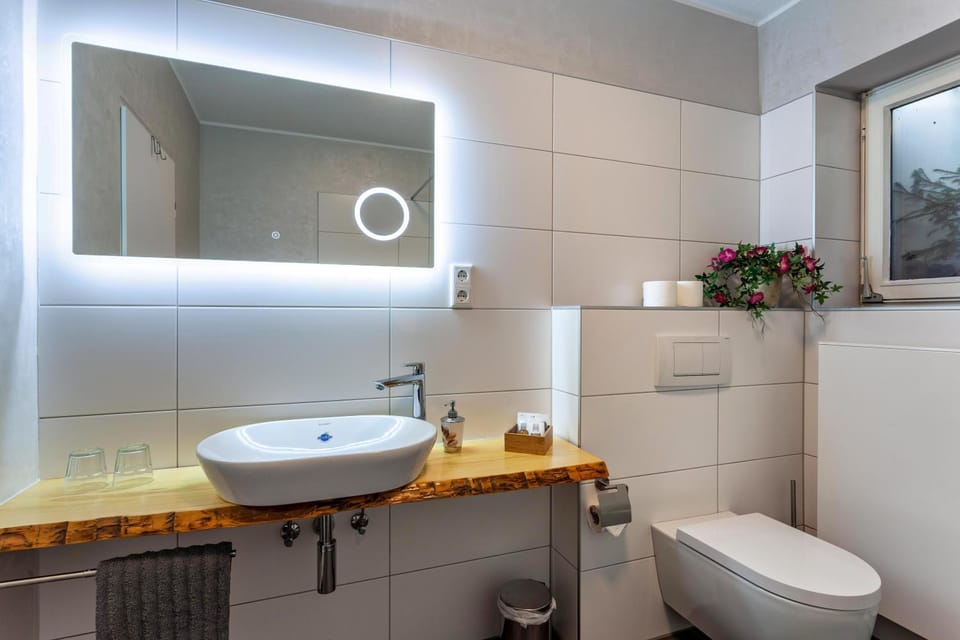 Bathroom, Living room