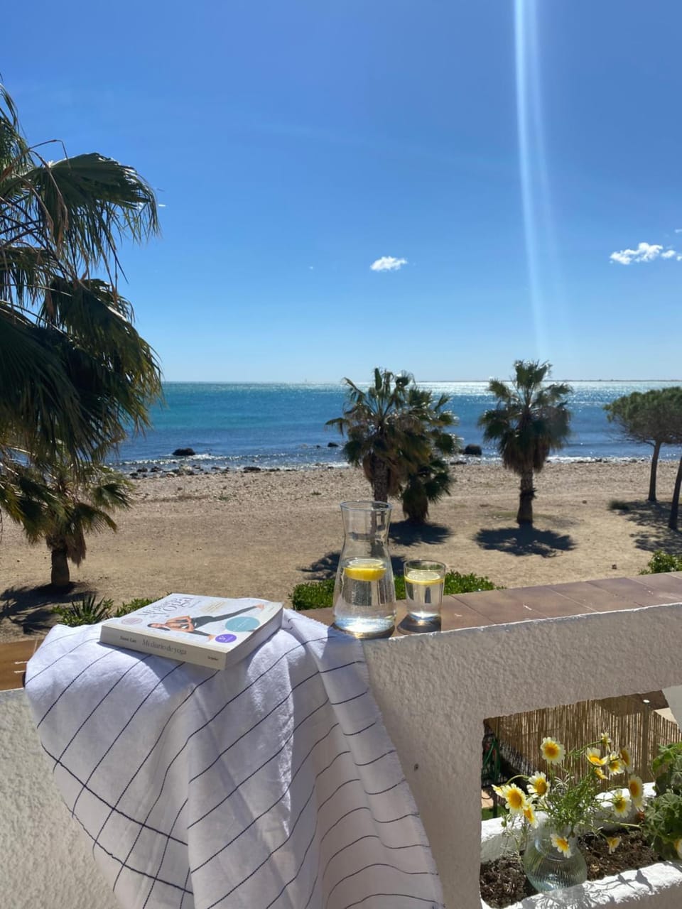 Natural landscape, View (from property/room), Balcony/Terrace, Beach, Sea view