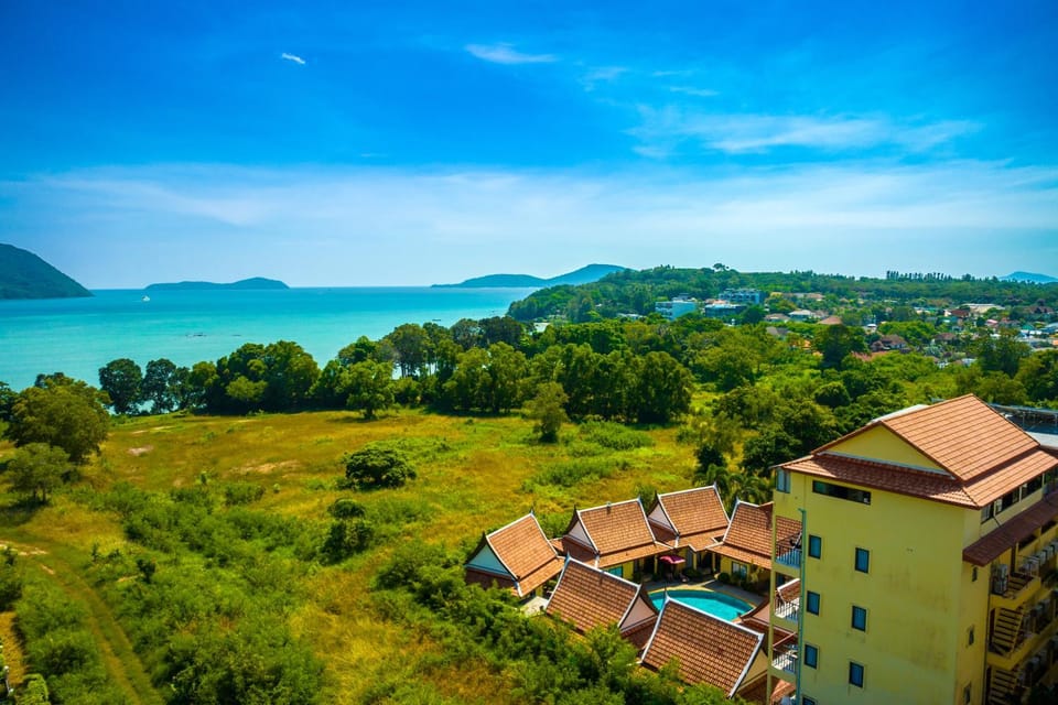 Natural landscape, Bird's eye view, Sea view