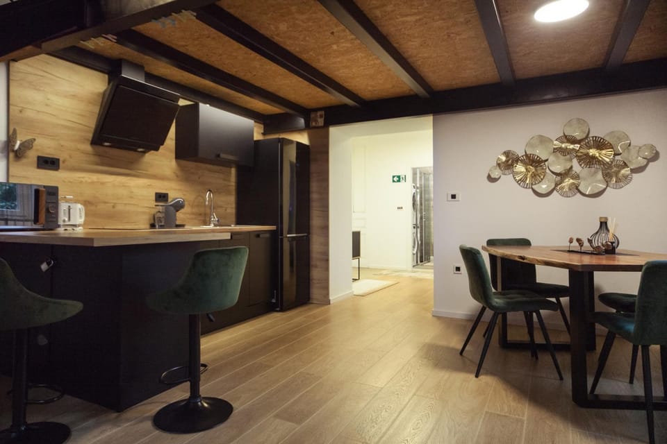 TV and multimedia, Kitchen or kitchenette, Dining area, minibar