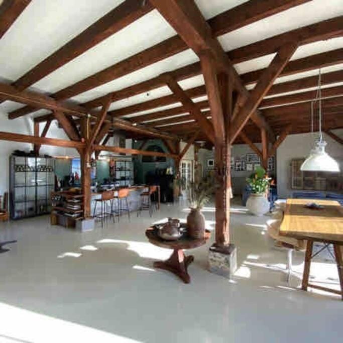 Living room, kitchen