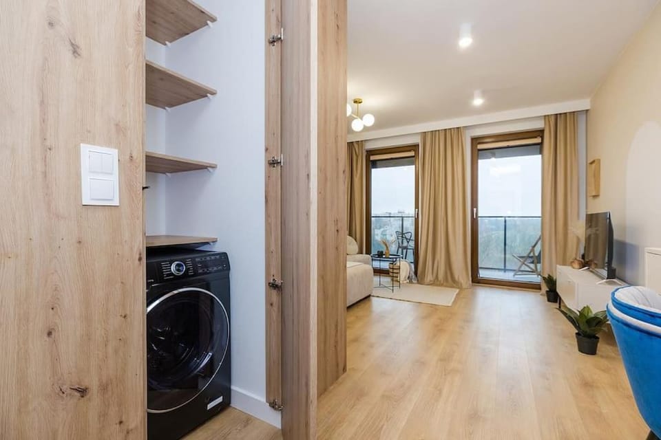 Living room, Seating area, washing machine