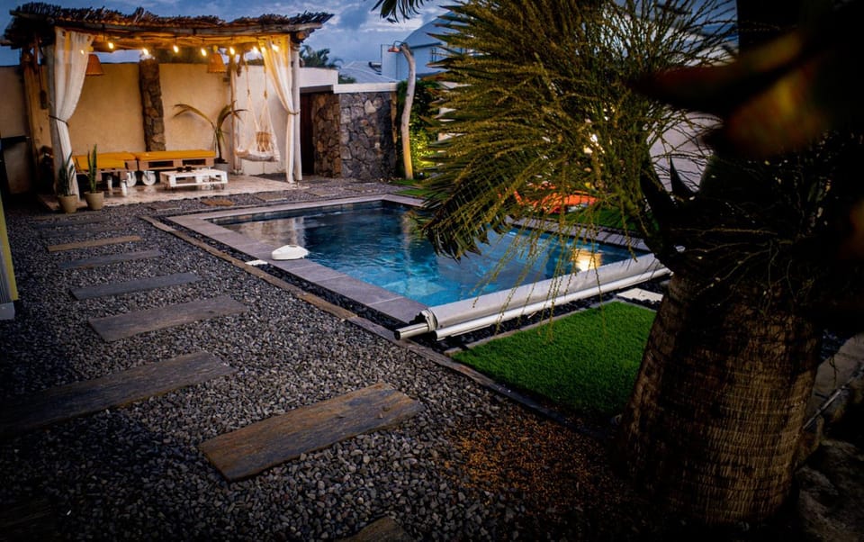 Patio, Day, Pool view, Swimming pool
