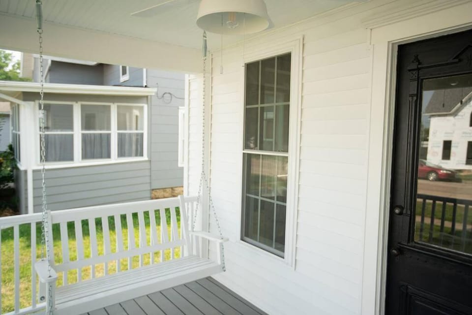 Restored Queen Anne Cottage House in Iowa