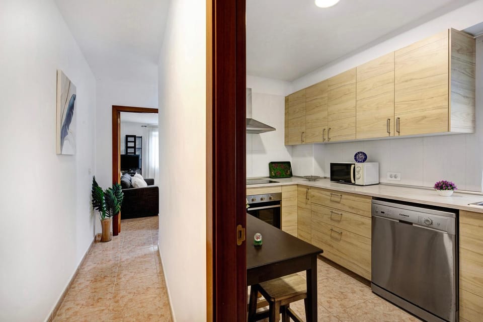 Kitchen or kitchenette, Living room