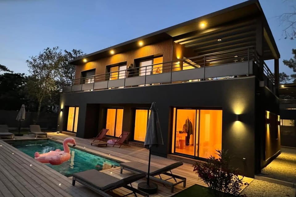 Villa Sunset 1 prestigious heated swimming pool sea view for 8 people Villa in Lacanau
