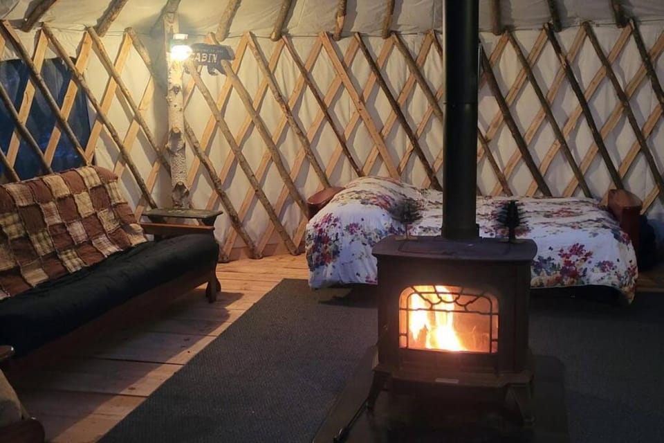 Ava Jade Yurt Luxury tent in Brownfield