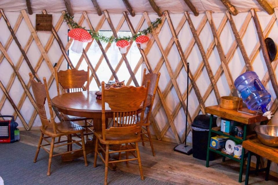Rufus III Yurt on the river Luxury tent in Brownfield
