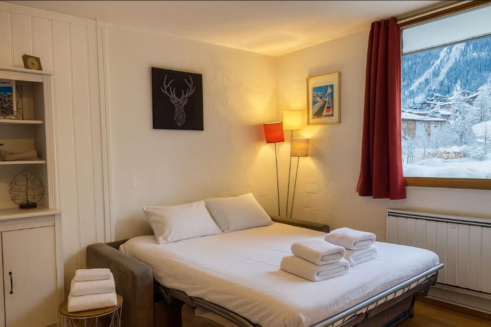Cosy studio with view of Brévent Apartment in Chamonix