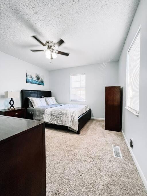 Bedroom, fireplace
