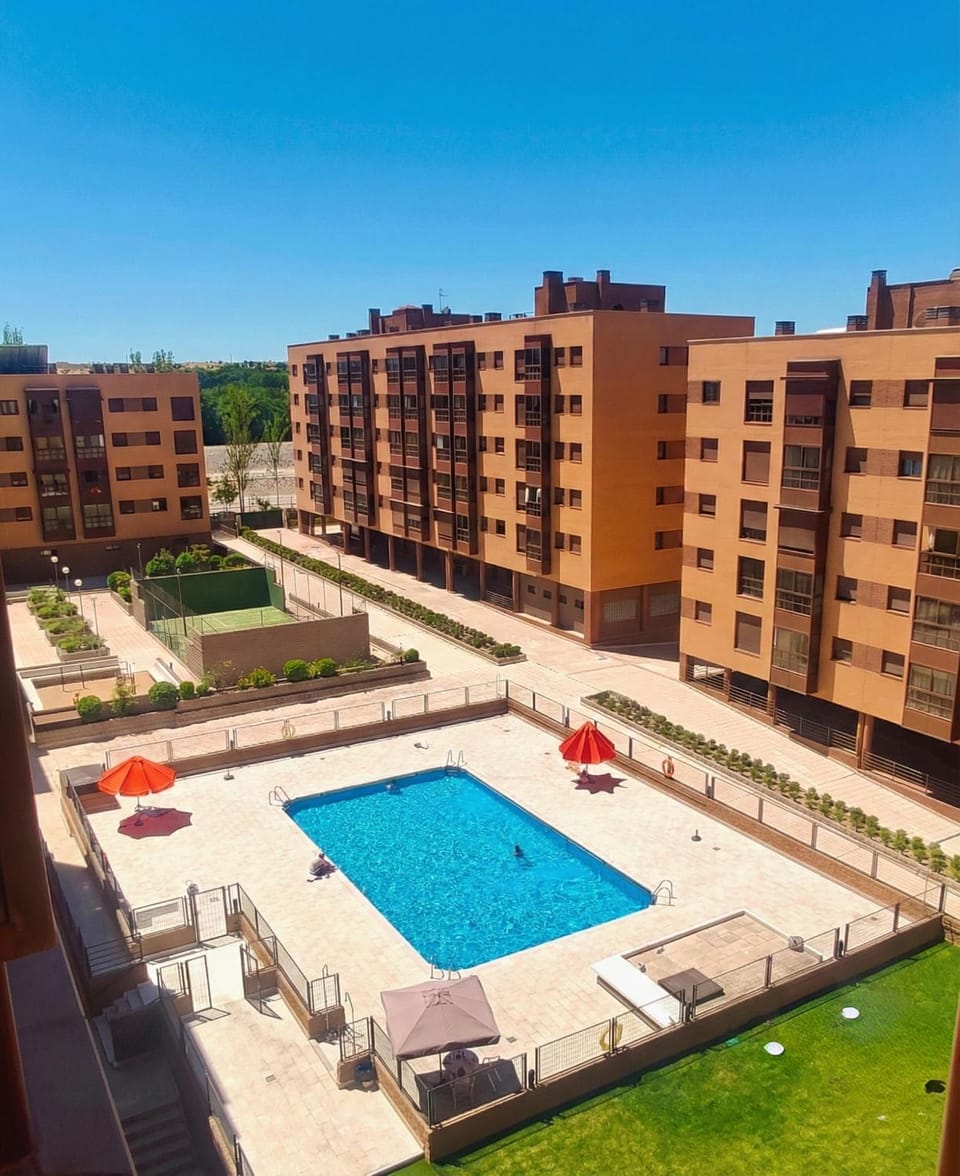 Property building, Pool view, Swimming pool