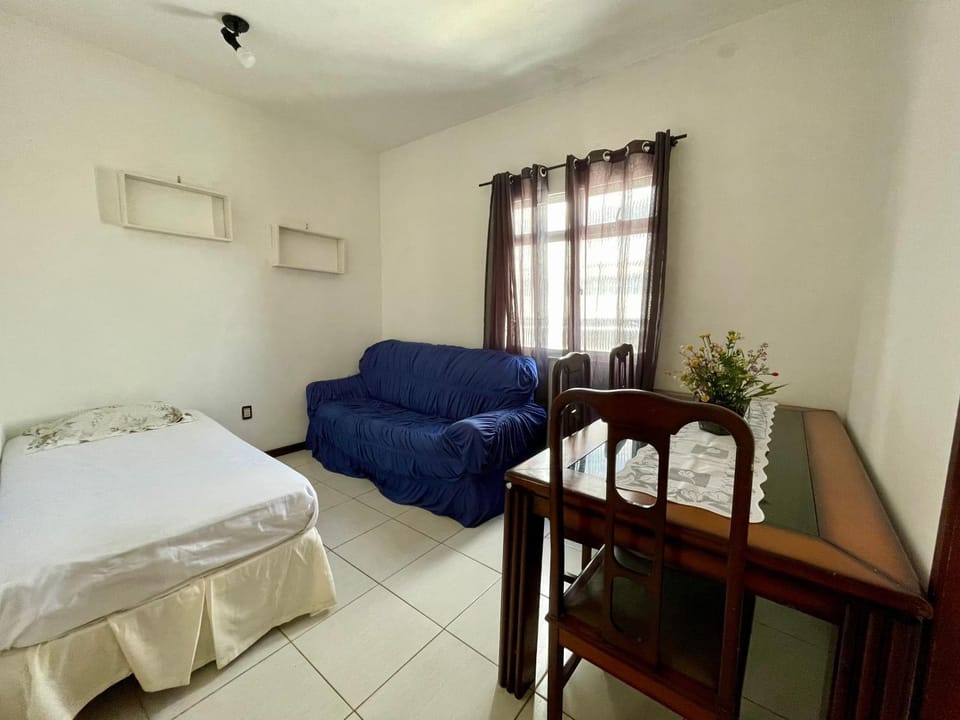 Bed, Living room, Seating area