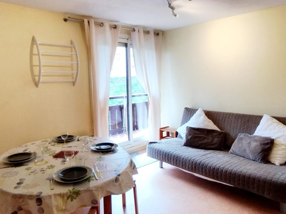 2 Pièces, skis aux pieds, proche commerces avec balcon. Capacité 6 pers, animaux non admis - FR-1-771-11 Apartment in Auvergne-Rhône-Alpes