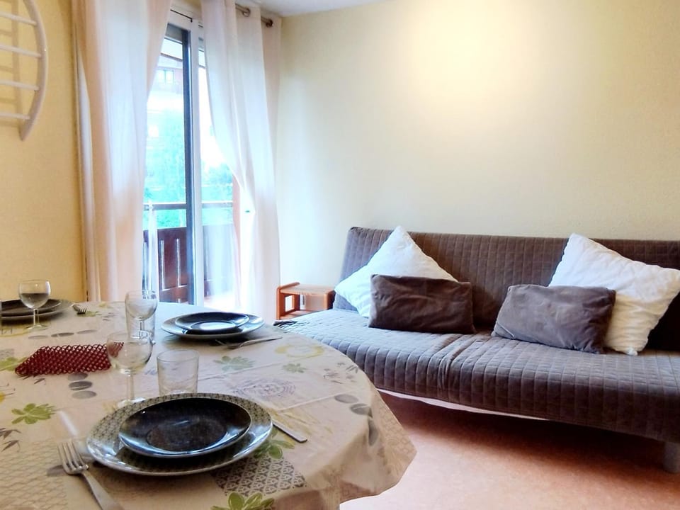 2 Pièces, skis aux pieds, proche commerces avec balcon. Capacité 6 pers, animaux non admis - FR-1-771-11 Apartment in Auvergne-Rhône-Alpes