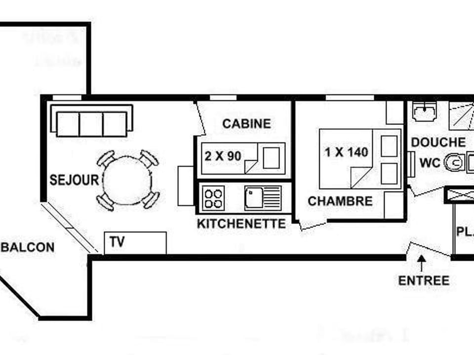 Appartement 2 pièces Les Saisies, 4 personnes - FR-1-594-320 House in Villard-sur-Doron