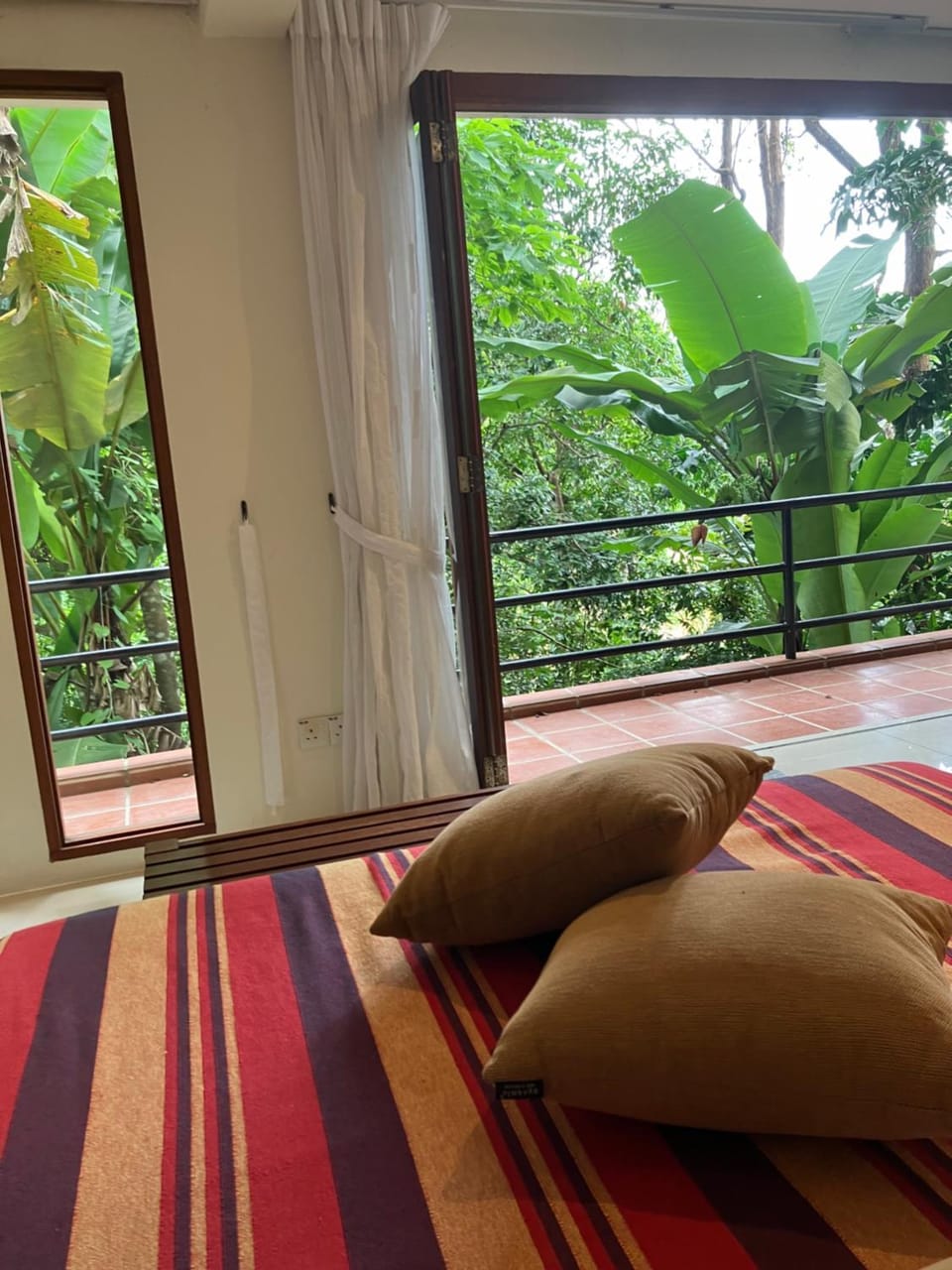 Bed, Natural landscape, Garden, View (from property/room), Balcony/Terrace, Bedroom, Garden view