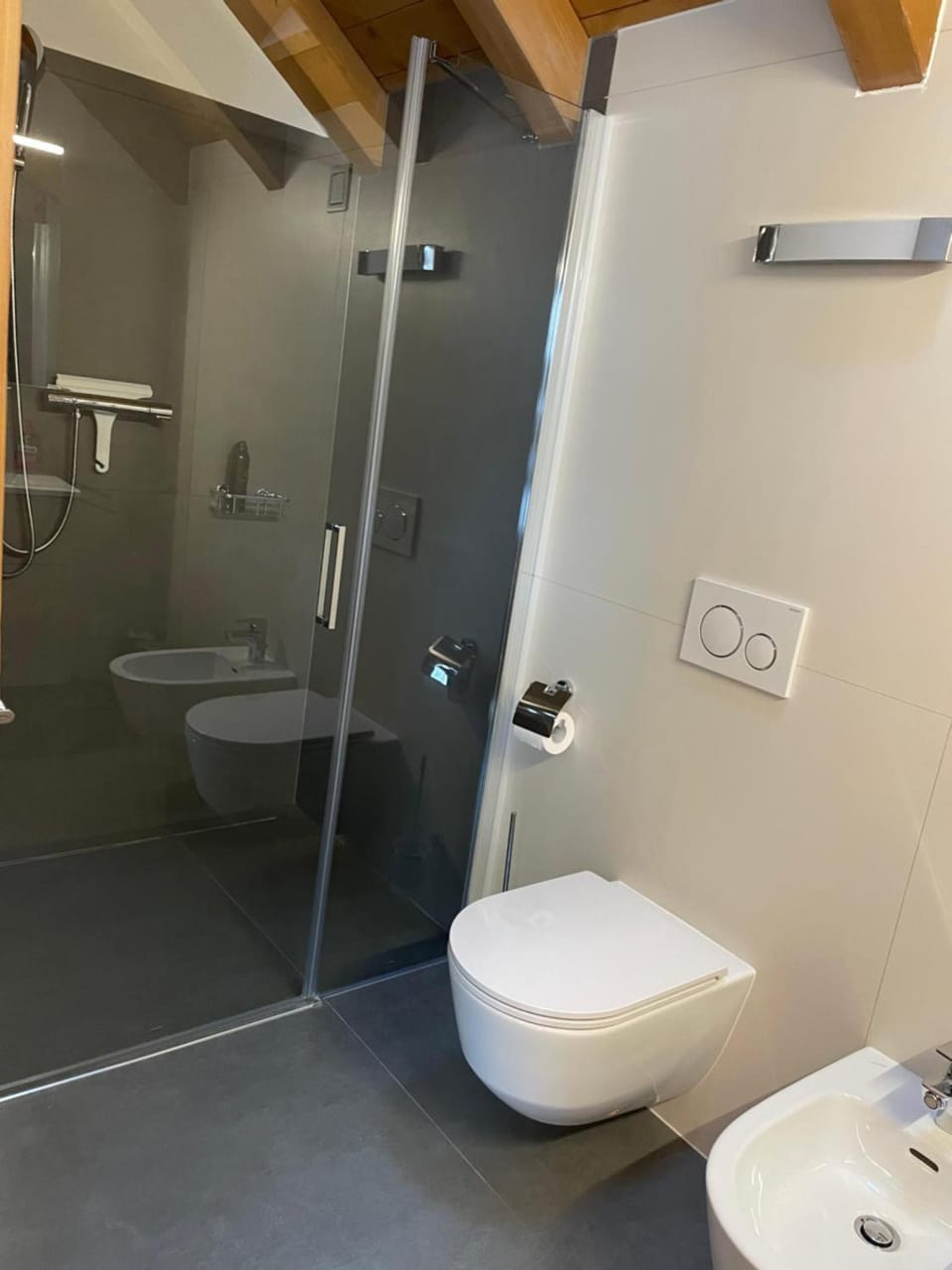 Bathroom, Living room
