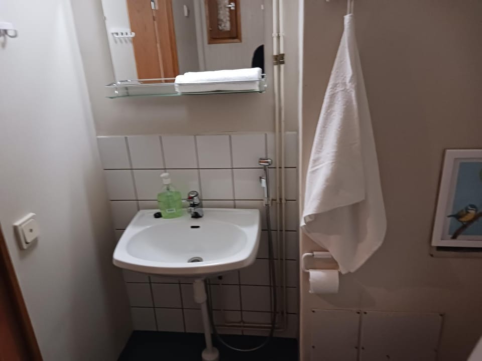 Bathroom, towels