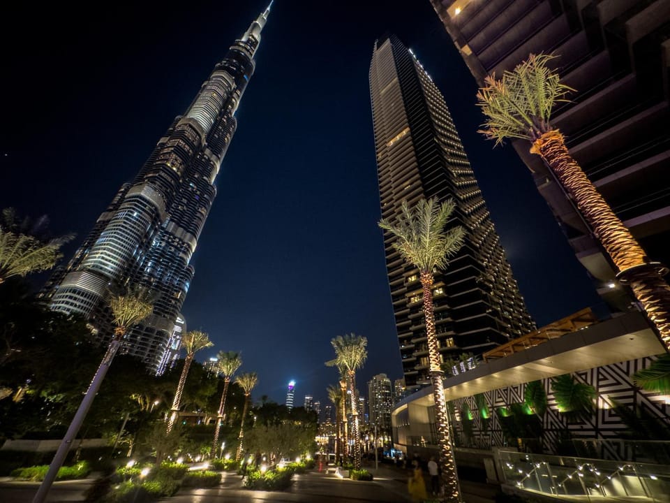 Property building, Nearby landmark, Night