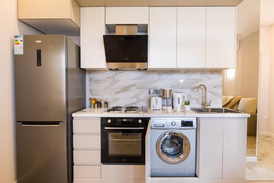 Coffee/tea facilities, Kitchen or kitchenette, pet friendly, toaster, washing machine