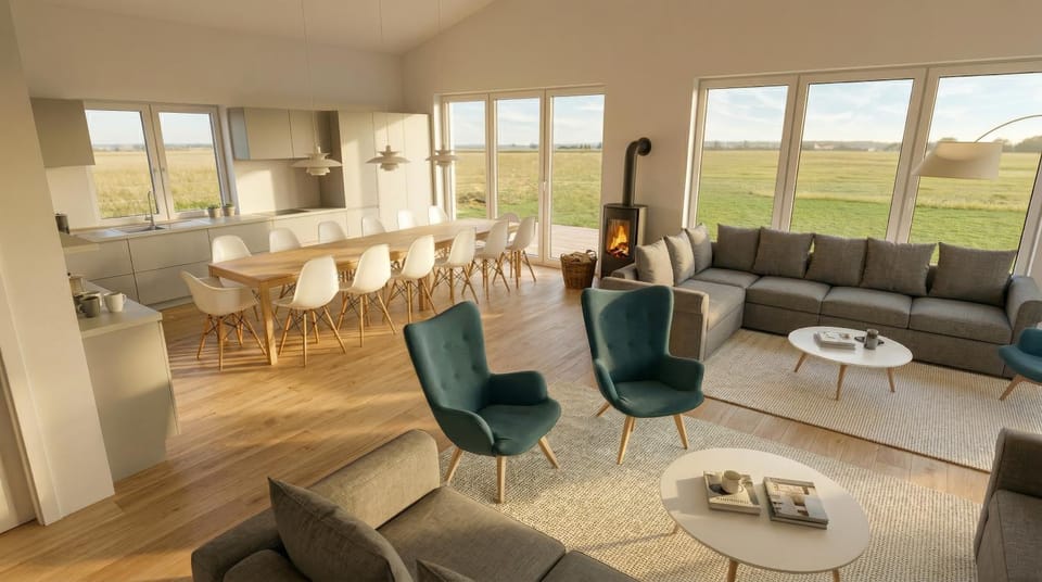 Living room, Dining area