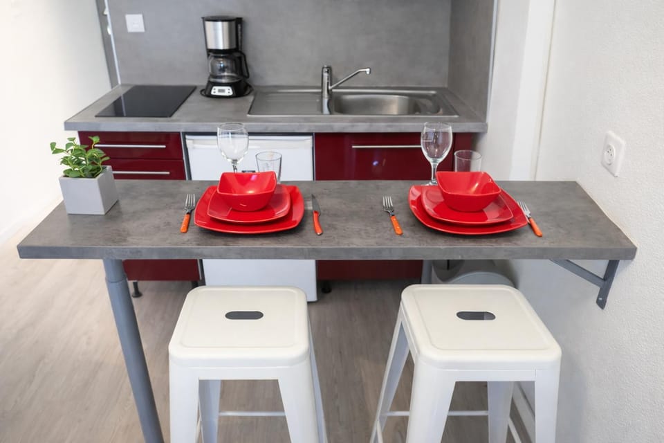 Studio Cosy & Parking privé proche Centre CAEN Apartment in Caen