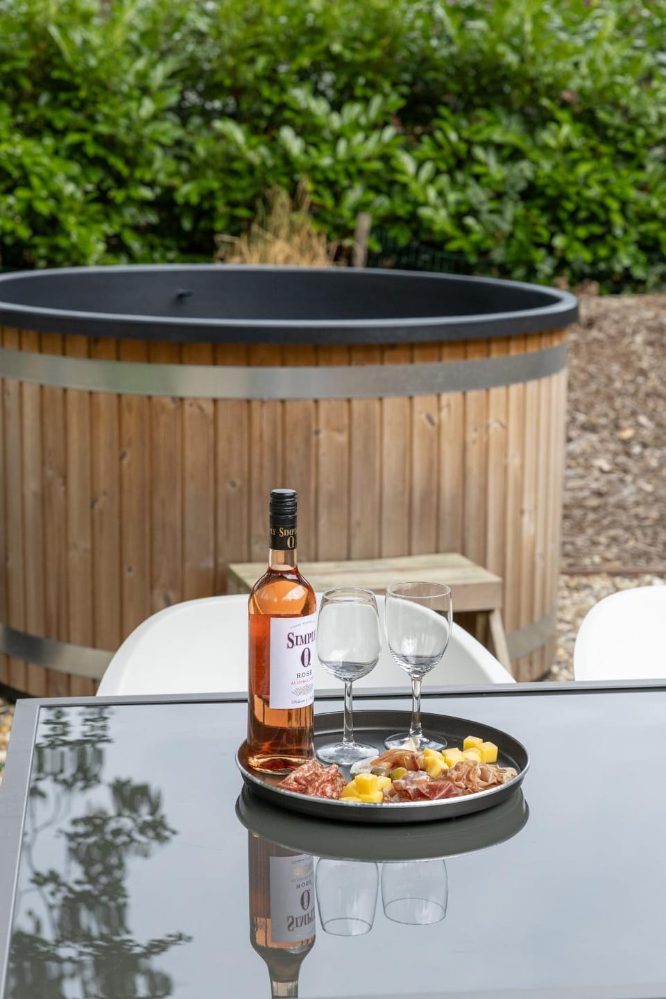 Schitterend 4 persoons Tinyhouse met HOTTUB aan de bossen in Putten 4-16 Chalet in Putten