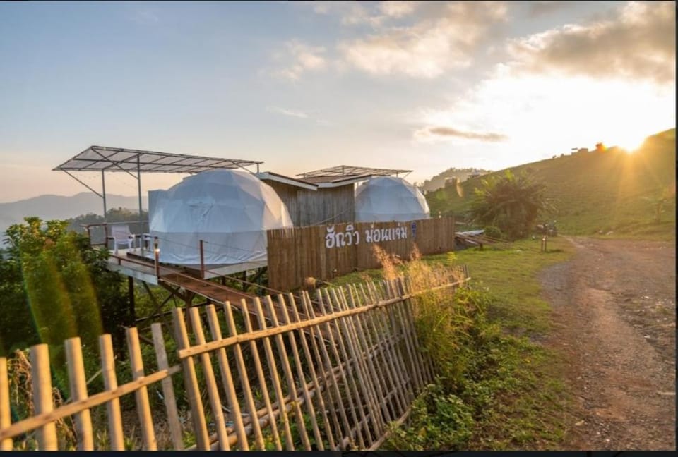 ชูชัยฟาร์มสเตย์ โดมฮักวิว Luxury tent in Thailand