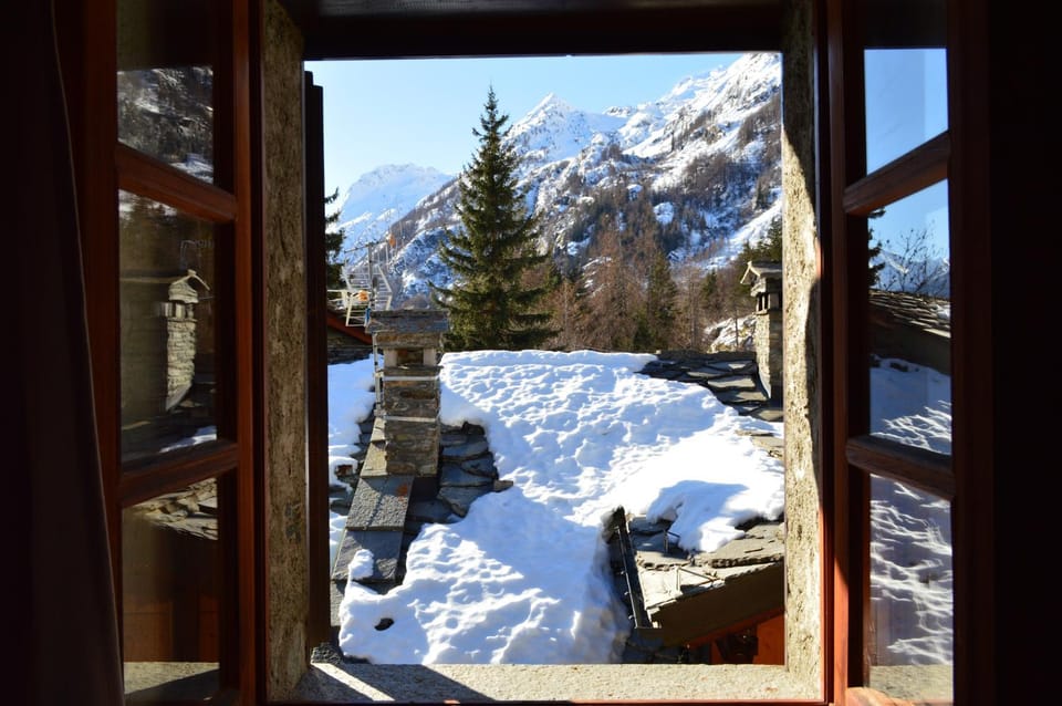 Natural landscape, Winter, Mountain view
