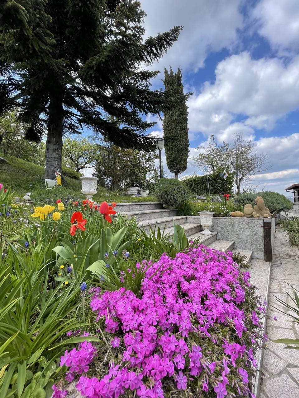 Spring, Garden, Garden view