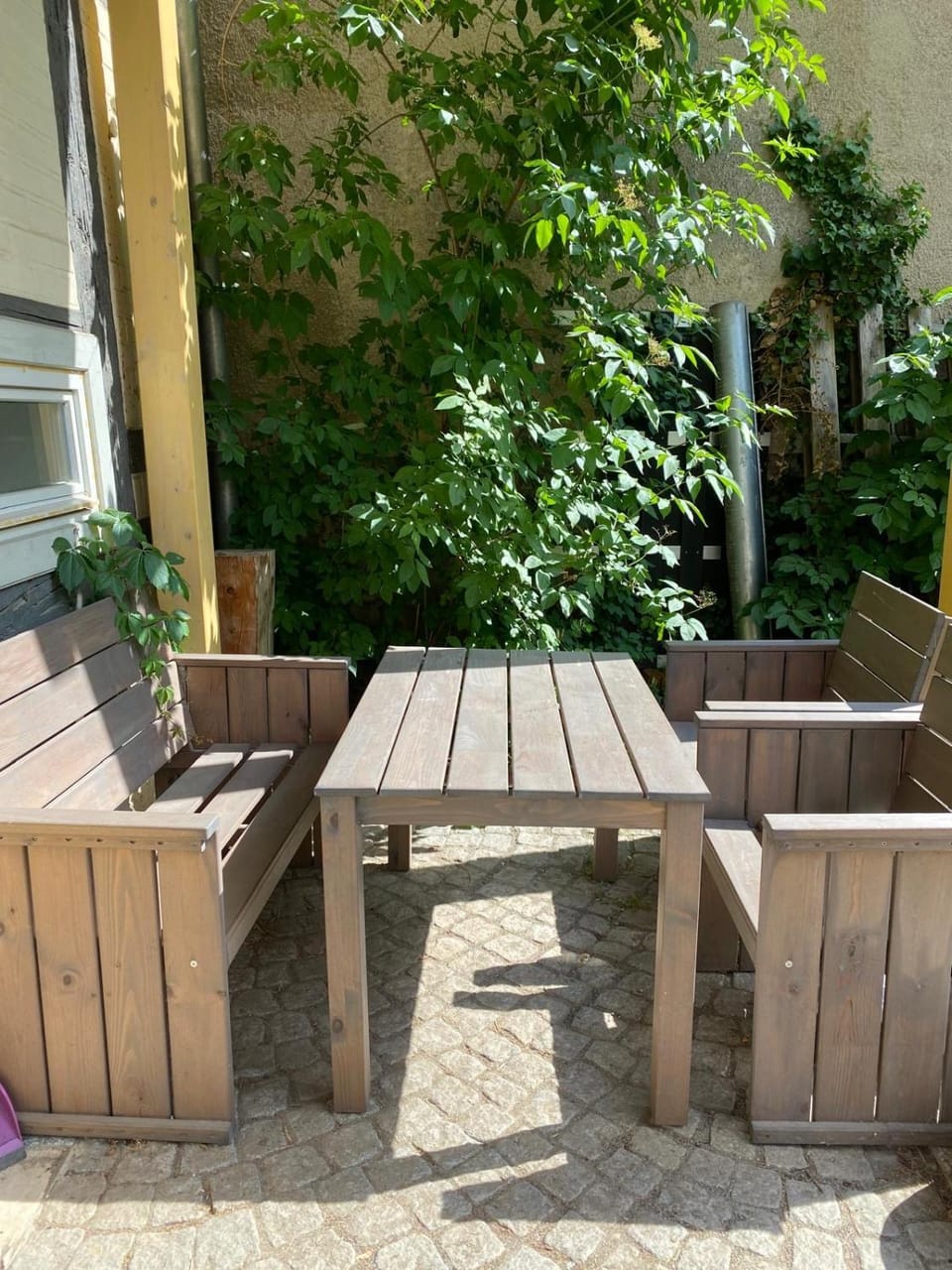 Property building, Patio