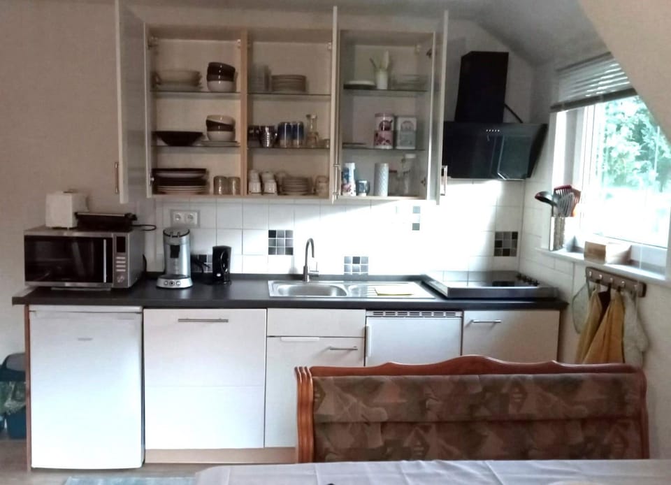 dishwasher, microwave, stove, towels, kitchen