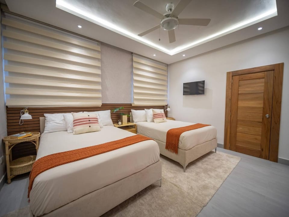 Bed, TV and multimedia, Decorative detail, Bedroom, safe, air conditioner